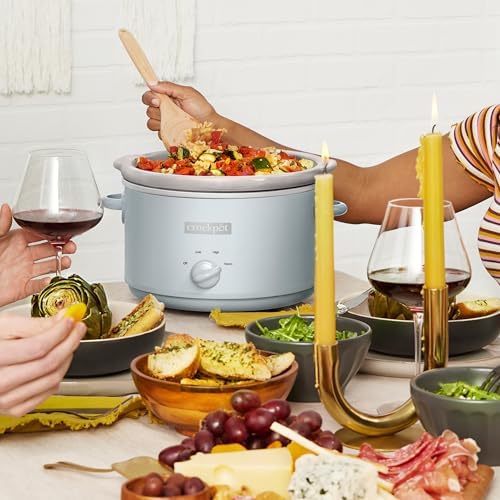 Crock-Pot 4.5 Quart Manual Slow Cooker – Macaroon Blue rcd
