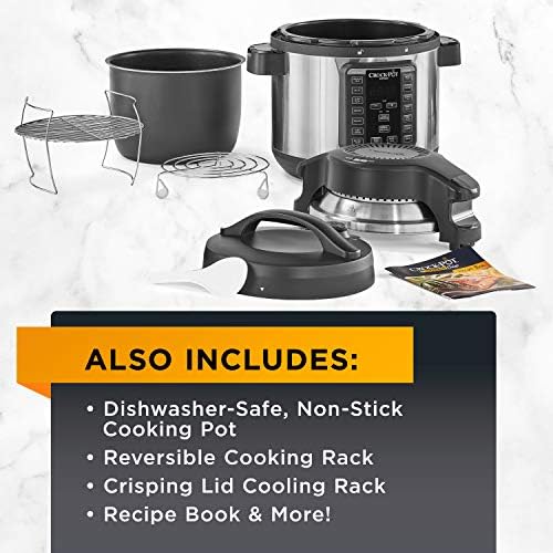Crock-Pot Express Crisp 8 Quart 10-in-1 Pressure Cooker ix8