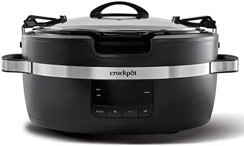 Crock-Pot Thermoshield 6 Quart Slow Cooker with Carry Handles xg6