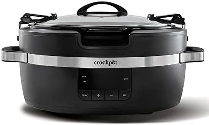 Crock-Pot Thermoshield 6 Quart Slow Cooker with Carry Handles xg6