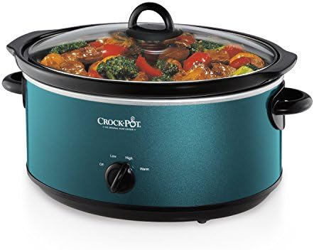 Crock-Pot 7 Quart Manual Slow Cooker – Turquoise 9mz