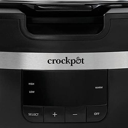 Crock-Pot Thermoshield 6 Quart Slow Cooker with Carry Handles xg6