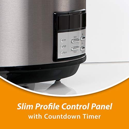 Crock-Pot 8 Quart Programmable Slow Cooker with Auto Warm f93