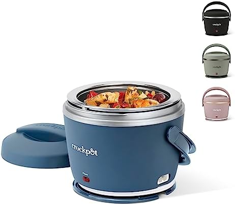 Crock-Pot Electric Lunch Box Food Warmer 20oz – Faded Blue 18u