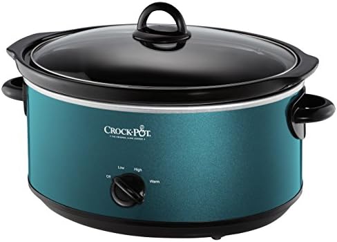 Crock-Pot 7 Quart Manual Slow Cooker – Turquoise 9mz