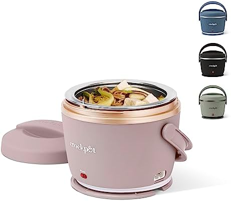 Crock-Pot Electric Lunch Box Food Warmer 20oz – Blush Pink 1zi