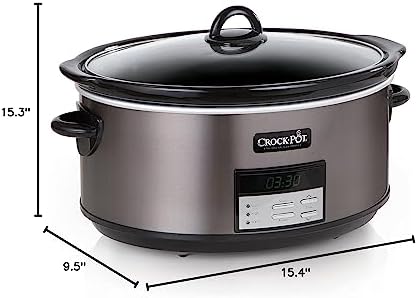 Crock-Pot 8 Quart Programmable Slow Cooker with Auto Warm f93