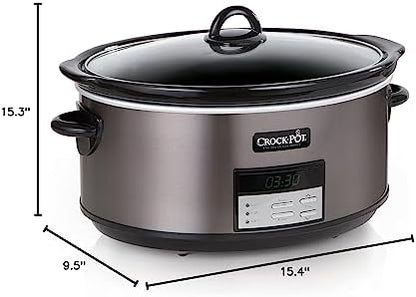 Crock-Pot 8 Quart Programmable Slow Cooker with Auto Warm f93