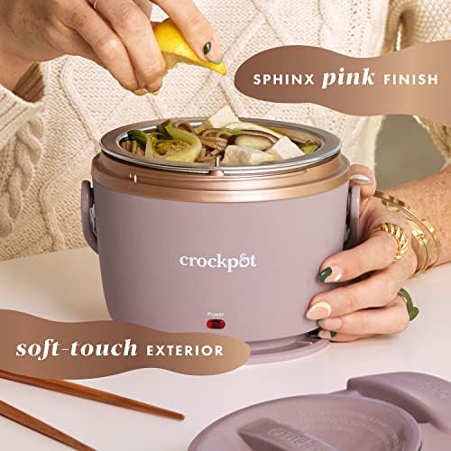 Crock-Pot Electric Lunch Box Food Warmer 20oz – Blush Pink 1zi