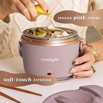 Crock-Pot Electric Lunch Box Food Warmer 20oz – Blush Pink 1zi