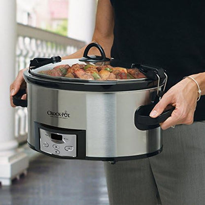 Crock-Pot Cook & Carry 6 Quart Programmable Slow Cooker 7el