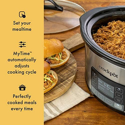 Crock-Pot MyTime 6 Quart Programmable Slow Cooker oa0
