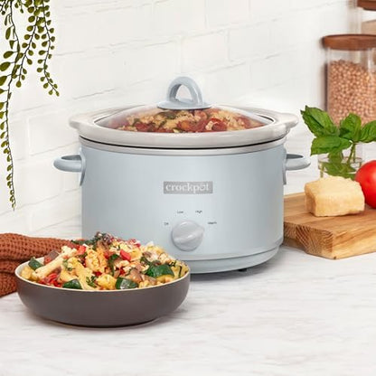 Crock-Pot 4.5 Quart Manual Slow Cooker – Macaroon Blue rcd