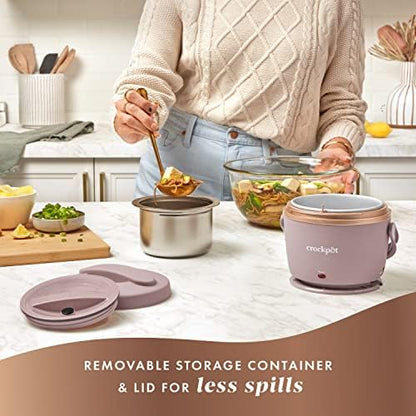 Crock-Pot Electric Lunch Box Food Warmer 20oz – Blush Pink 1zi