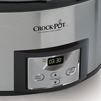 Crock-Pot Cook & Carry 6 Quart Programmable Slow Cooker 7el
