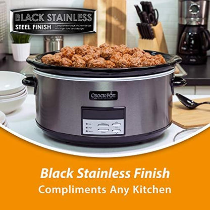Crock-Pot 8 Quart Programmable Slow Cooker with Auto Warm f93