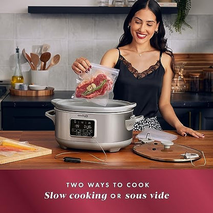 Crock-Pot 7 Quart Programmable Cook & Carry Slow Cooker d4y