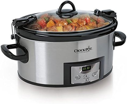 Crock-Pot Cook & Carry 6 Quart Programmable Slow Cooker 7el