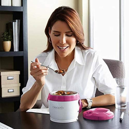 Crock-Pot Lunch Crock Portable Food Warmer 20oz – Pink kf8