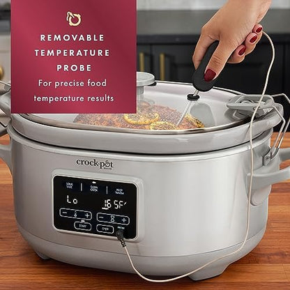 Crock-Pot 7 Quart Programmable Cook & Carry Slow Cooker d4y