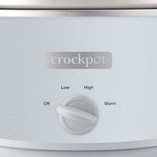 Crock-Pot 4.5 Quart Manual Slow Cooker – Macaroon Blue rcd