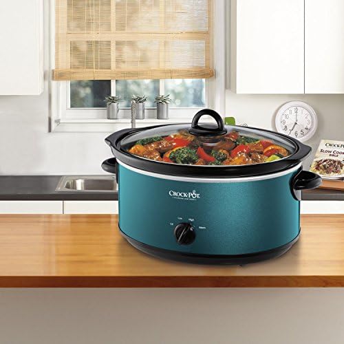 Crock-Pot 7 Quart Manual Slow Cooker – Turquoise 9mz