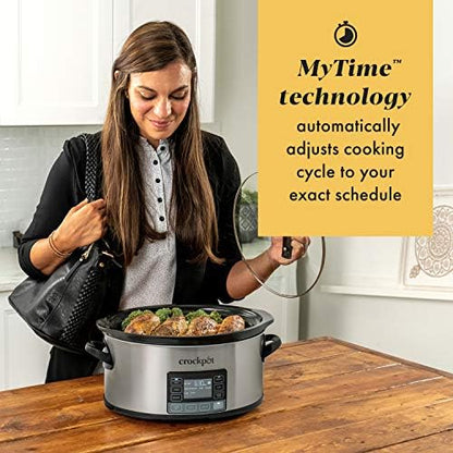 Crock-Pot MyTime 6 Quart Programmable Slow Cooker oa0