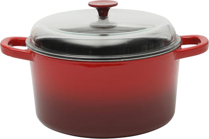 Crock-Pot 3 Quart Enameled Cast Iron Dutch Oven – Aqua jgp