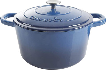 Crock-Pot 3 Quart Enameled Cast Iron Dutch Oven – Aqua jgp