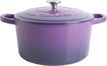 Crock-Pot 3 Quart Enameled Cast Iron Dutch Oven – Aqua jgp