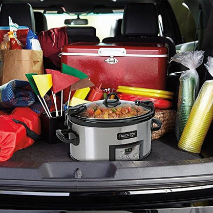 Crock-Pot Cook & Carry 6 Quart Programmable Slow Cooker 7el