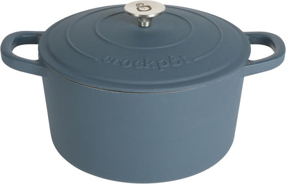 Crock-Pot 3 Quart Enameled Cast Iron Dutch Oven – Aqua jgp
