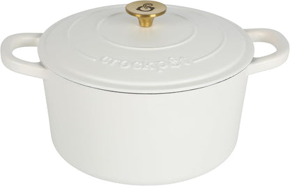 Crock-Pot 3 Quart Enameled Cast Iron Dutch Oven – Aqua jgp