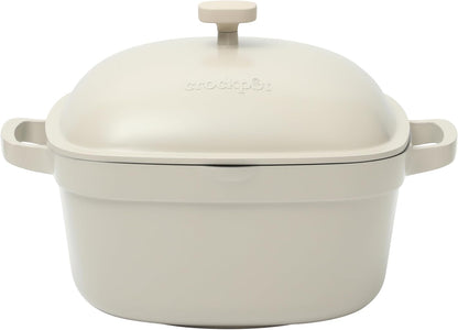 Crock-Pot 3 Quart Enameled Cast Iron Dutch Oven – Aqua jgp