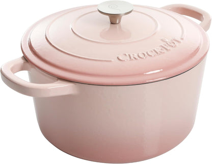 Crock-Pot 3 Quart Enameled Cast Iron Dutch Oven – Aqua jgp