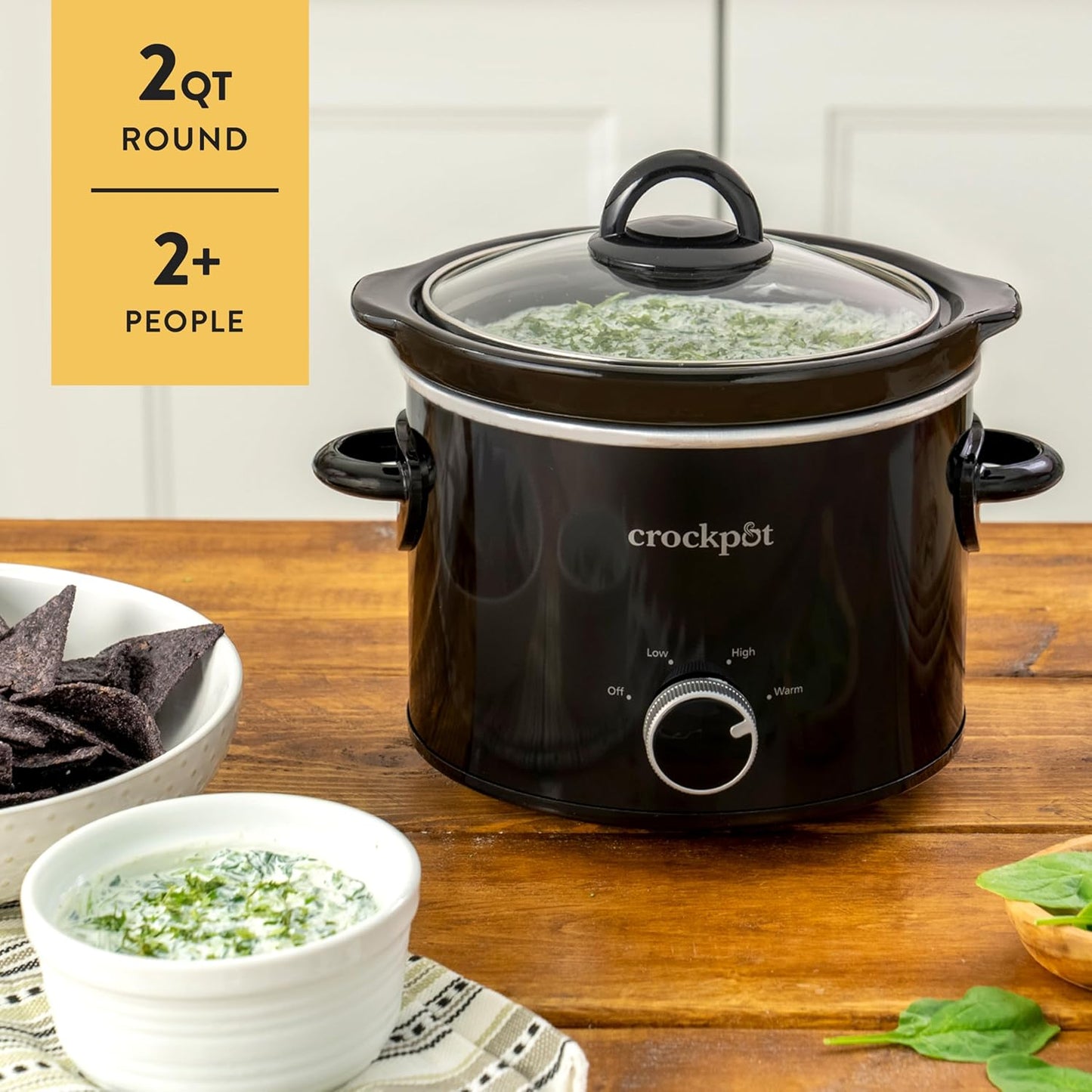 Crock-Pot 2 Quart Mini Slow Cooker – Classic Compact Cooker 9li