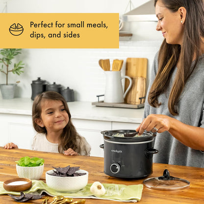 Crock-Pot 2 Quart Mini Slow Cooker – Classic Compact Cooker 9li